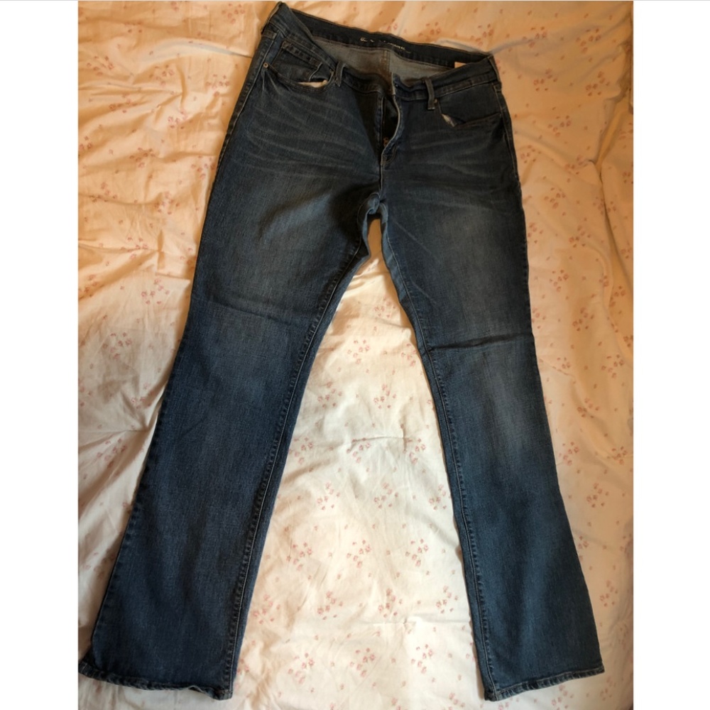 Medium Wash Bootcut Jeans Old Navy Size 12 Long